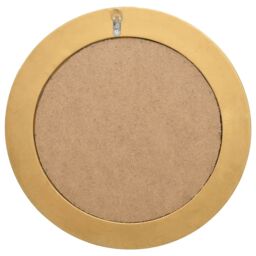 Berkfield Home Wall Mirror Baroque Style 50 cm Gold - thumbnail 4