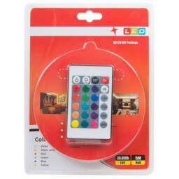 Wyld and Coco KIKORI 5m Multicolour LED Strip Lights Remote 16 Colours 4 Modes in White - thumbnail 4