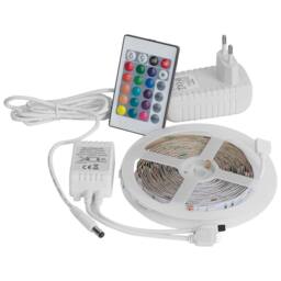 Wyld and Coco KIKORI 5m Multicolour LED Strip Lights Remote 16 Colours 4 Modes in White - thumbnail 3