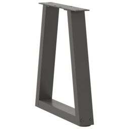 Berkfield Home Dining Table Legs V-Shape 2 pcs Anthracite 38x(42-43.3) cm Steel in Black - thumbnail 4