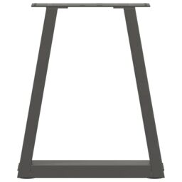 Berkfield Home Dining Table Legs V-Shape 2 pcs Anthracite 38x(42-43.3) cm Steel in Black - thumbnail 5