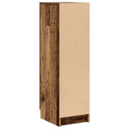 Berkfield Home Shoe Cabinet Old Wood 29.5x35x100.5 cm Engineered Wood in Brown - thumbnail 6