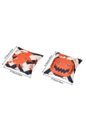 Living and Home Halloween Witch & Pumpkin Decorative Pillow Cover - Size: Double - thumbnail 7