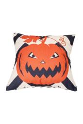 Living and Home Halloween Witch & Pumpkin Decorative Pillow Cover - Size: Double - thumbnail 3