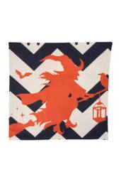Living and Home Halloween Witch & Pumpkin Decorative Pillow Cover - Size: Double - thumbnail 5