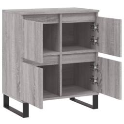 Berkfield Home Sideboard Grey Sonoma 60x35x70 cm Engineered Wood - Size: 60 x 35 x 70 cm - thumbnail 6