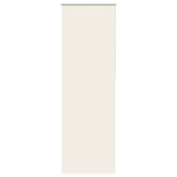 Berkfield Home Roller Blind Blackout Coffee 130x210 cm Fabric Width 126.6 cm Pol… in Off-White - thumbnail 1
