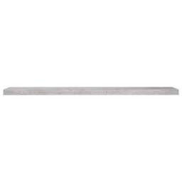 Berkfield Home Durable Floating Wall Shelves 4 pcs Concrete Grey 120x23.5x3.8 cm MDF - thumbnail 5