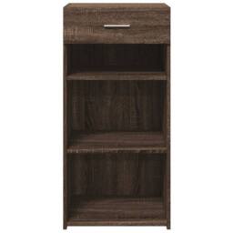 Berkfield Home Sideboard Brown Oak 45x42.5x93 cm Engineered Wood - thumbnail 4