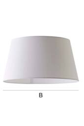 ValueLights Aspen White Tapered Easy Fit Pendant Lamp Shade - Size: Small - thumbnail 7