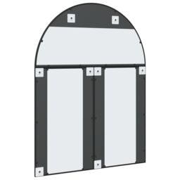 Berkfield Home Wall Mirror Black 100x130 cm Arch Iron - thumbnail 5