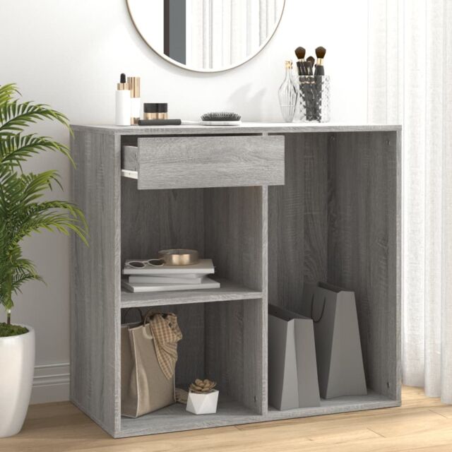 Berkfield Home Cosmetic Cabinet Grey Sonoma 80x40x75 cm Engineered Wood - Size: 80 x 40 x 75 cm - image 1