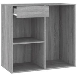 Berkfield Home Cosmetic Cabinet Grey Sonoma 80x40x75 cm Engineered Wood - Size: 80 x 40 x 75 cm - thumbnail 4