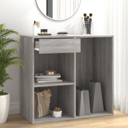 Berkfield Home Cosmetic Cabinet Grey Sonoma 80x40x75 cm Engineered Wood - Size: 80 x 40 x 75 cm - thumbnail 1