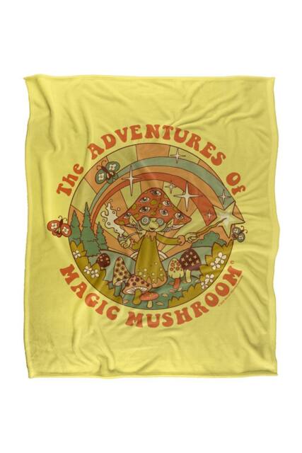Steven Rhodes Magic Mushroom Silky Touch Super Soft Throw Blanket - Size: Large - image 1