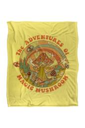 Steven Rhodes Magic Mushroom Silky Touch Super Soft Throw Blanket - Size: Large - thumbnail 1