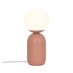 Nordlux Notti Table Lamp Terracotta Metal Livingroom E14 Switch - thumbnail 1