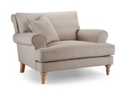 The Great Sofa Company Margot Snuggle Chair Faro Beige - thumbnail 2