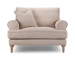 The Great Sofa Company Margot Snuggle Chair Faro Beige - thumbnail 3