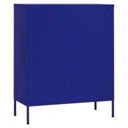 Berkfield Home Storage Cabinet Navy Blue 80x35x101.5 cm Steel - thumbnail 6