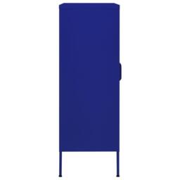 Berkfield Home Storage Cabinet Navy Blue 80x35x101.5 cm Steel - thumbnail 5
