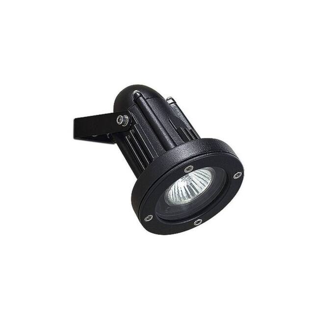 Netlighting Helio Aluminium 1 Light Outdoor Spotlight Black IP65 GU10 - image 1