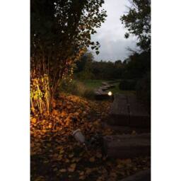 Netlighting Helio Aluminium 1 Light Outdoor Spotlight Black IP65 GU10 - thumbnail 2