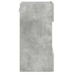 Berkfield Home TV Wall Cabinets with LED Lights 2 pcs Concrete Grey 40x30x60.5 cm - thumbnail 9