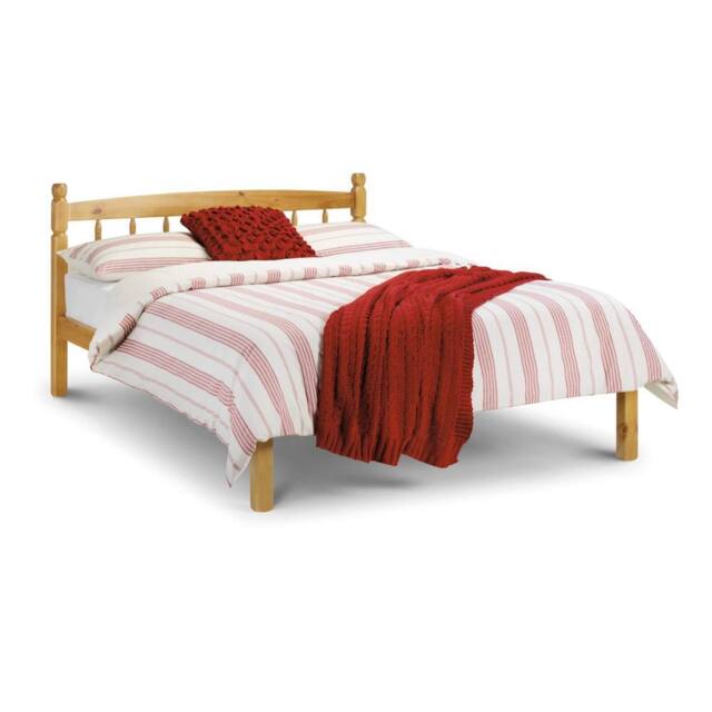 Cheshire Marble Pine Bed - Small Double (120cm) in Brown - image 1