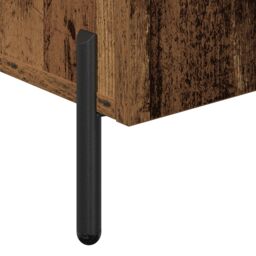 Berkfield Home Sideboard in Vintage Wood - 90x34x80 cm, Made of Engineered Wood in Brown - Size: 90 x 34 x 80 cm - thumbnail 9