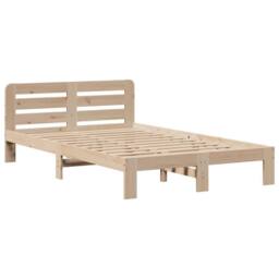 Berkfield Home Decorative Bookcase Bed without Mattress 135x190 cm Double Solid - thumbnail 5