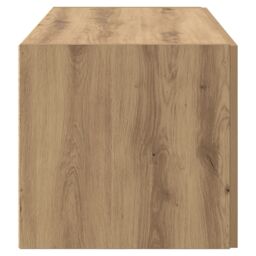 Berkfield Home Wall Cabinet Artisan oak 80 x 42.5 x 40 cm Engineered wood in Black - thumbnail 7