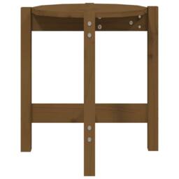 Berkfield Home Beautiful Coffee Table Honey Brown Ã˜ 42.5x45 cm Solid Wood Pine - thumbnail 6