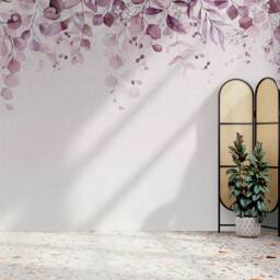 Superfresco Easy Botanical Cascade Purple Print To Order 3m x 2.8m Mural - thumbnail 1