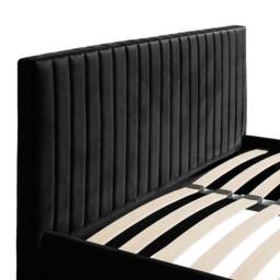 Lemon Pavilion Furniture Berlin Ottoman Double Bed Frame (Pack of 2) - L203 x W154 x H89 cm in Black - thumbnail 5