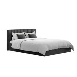 Lemon Pavilion Furniture Berlin Ottoman Double Bed Frame (Pack of 2) - L203 x W154 x H89 cm in Black - thumbnail 4