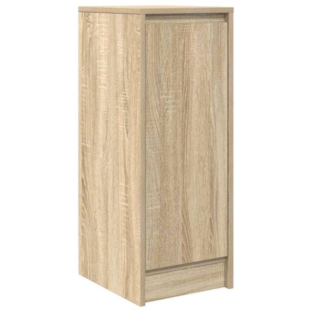 Berkfield Home Sideboard Sonoma Oak 29.5x34x76 cm Engineered Wood in Tan - image 1