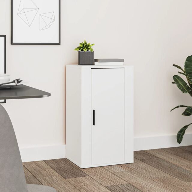 Berkfield Home Sideboard White 40x33x70 cm Engineered Wood - Size: 40 x 33 x 70 cm - image 1