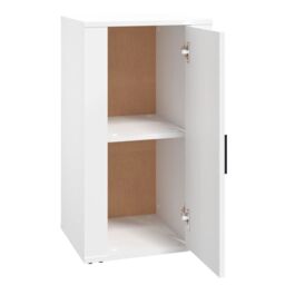 Berkfield Home Sideboard White 40x33x70 cm Engineered Wood - Size: 40 x 33 x 70 cm - thumbnail 4