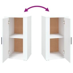Berkfield Home Sideboard White 40x33x70 cm Engineered Wood - Size: 40 x 33 x 70 cm - thumbnail 6