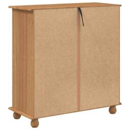 Berkfield Home Traditional Chest of Drawers 'ASKIM'91x40x95.5 cm Solid Wood Pine in Brown - Size: 91x40x95.5 cm - thumbnail 8