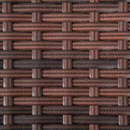 Wyld Haus Varilu Mixed Brown Rattan Style Outdoor Coffee Table Square Woven Top in Dark Brown - thumbnail 9