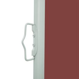 Berkfield Home Patio Retractable Side Awning 100x500 cm Brown - thumbnail 4