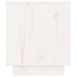 Berkfield Home Elegant Bedside Cabinets 2 pcs White 40x34x40 cm Solid Wood Pine - Size: 40 x 34 x 40 cm - thumbnail 7