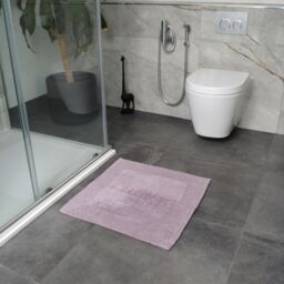 Allure Bath Fashions Elegance Reversible Heavyweight Shower Mat in Lilac - thumbnail 2