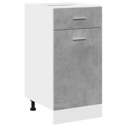 Berkfield Home Durable Drawer Bottom Cabinet Lyon Concrete Grey 40x46x81.5 cm En - thumbnail 3