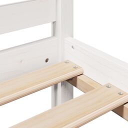 Berkfield Home Bookcase Bed without Mattress White 140x200 cm Solid Wood Pine - thumbnail 9