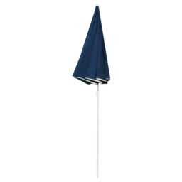 Berkfield Home Outdoor Parasol with Steel Pole Blue 180 cm - thumbnail 3