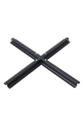 H&O Direct 3M Light Grey Outdoor Cantilever Parasol with Cross Base - thumbnail 5