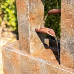 Primrose Aveiro Cascading Water Feature 89cm in Brown - thumbnail 5